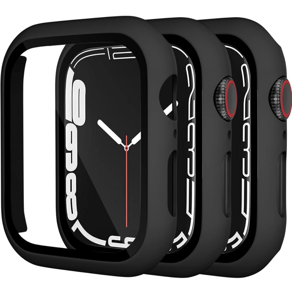 Apple Watch Screen Protector 45mm Series 9 8 7 iWatch Case, 3 Pack